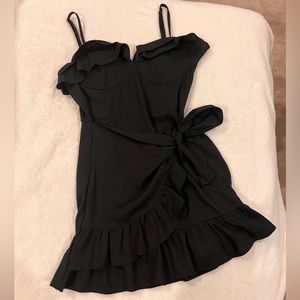 Black mini dress in good condition